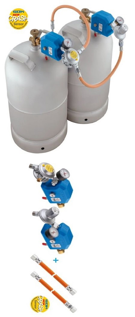 Dvouláhvový systém regulace tlaku plynu Caramatic SafeDrive Plus G.2