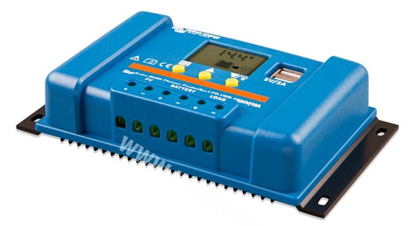 PWM solární regulátor Victron Energy BlueSolar-LCDandUSB 10A