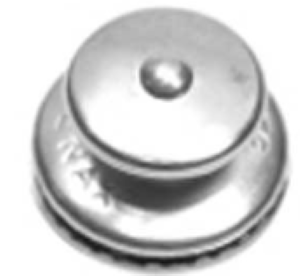 Tenax samice - knoflík niklový k našroubování do látky