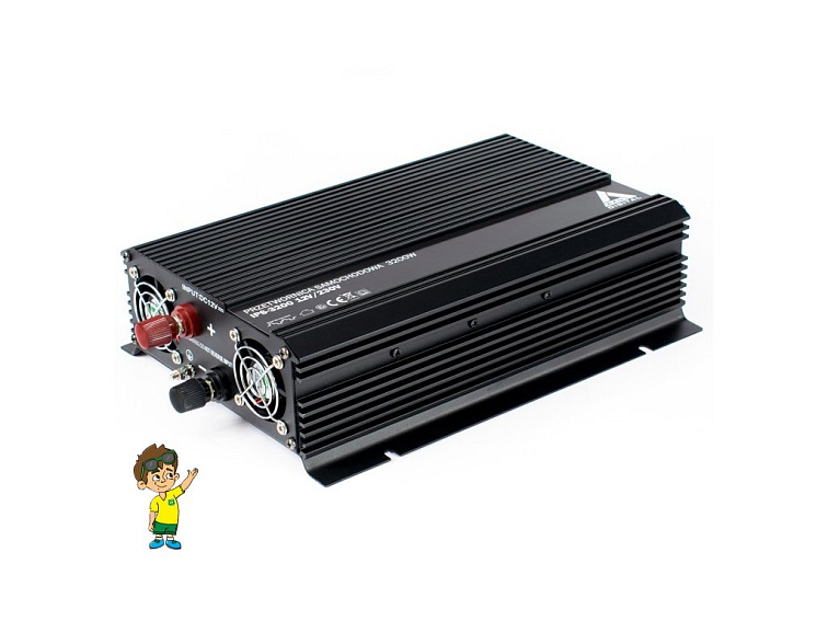 Měnič napětí do auta 12 VDC / 230 VAC IPS-3200 3200W