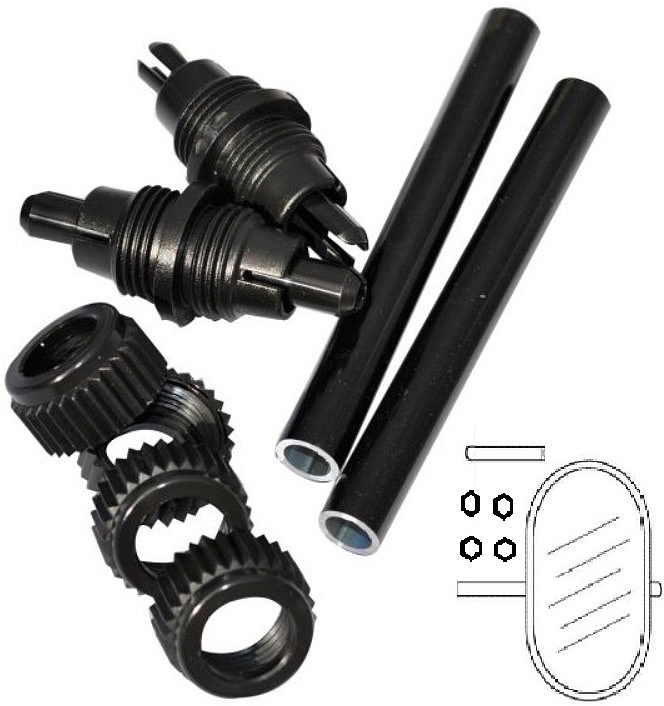 Prodloužení pro zrcadla EMUK