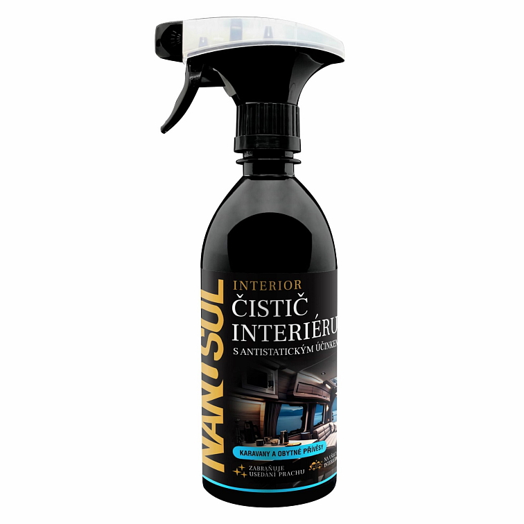 Čistič interiérů INTERIOR na karavany a obytné přívěsy. Nanosol
