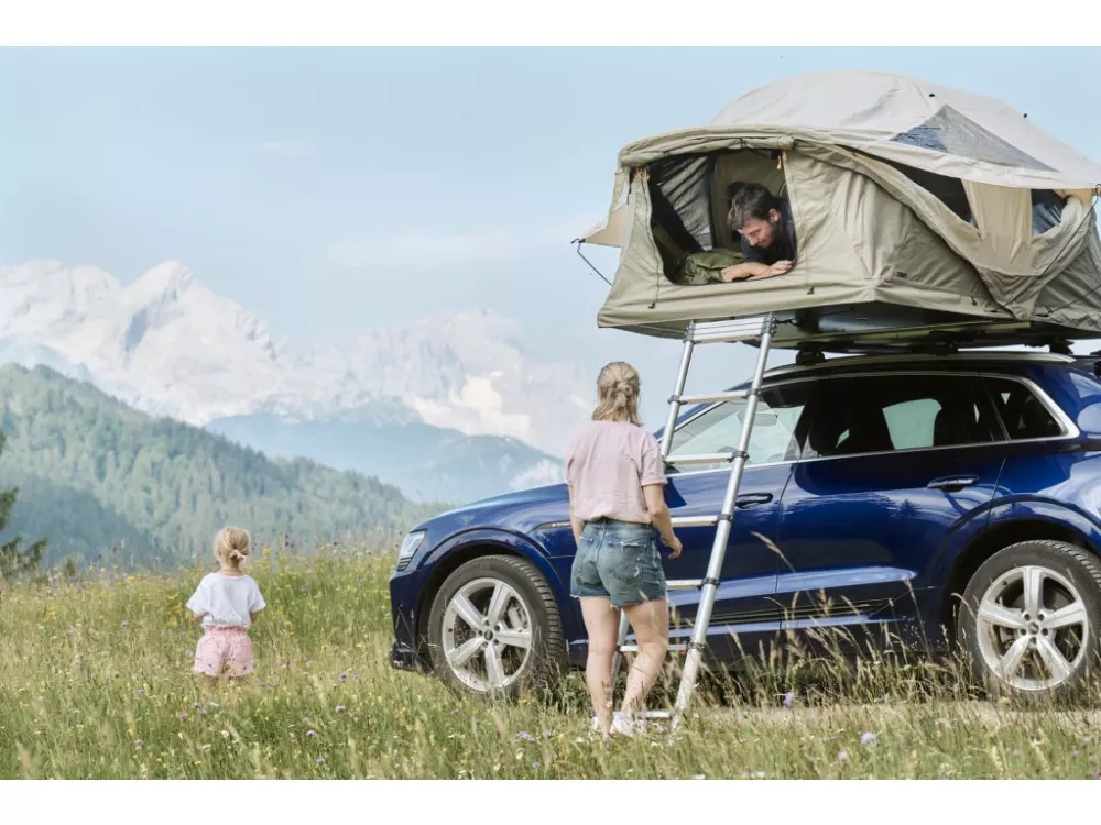 Střešní autostan TH901014 Thule Approach M - Dark Slate