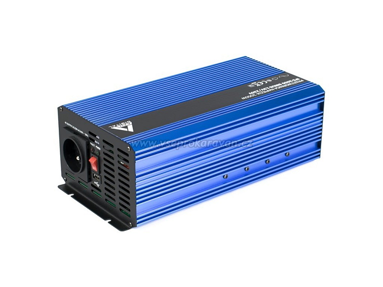 Měnič napětí 12 VDC / 230 VAC SINUS IPS-2000S 2000W