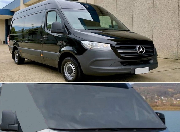Vnější sluneční clona na čelní sklo Mercedes-Benz Sprinter W907, W910 03/2018