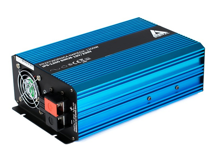 Měnič napětí 12 VDC / 230 VAC SINUS IPS-1200S 1200W