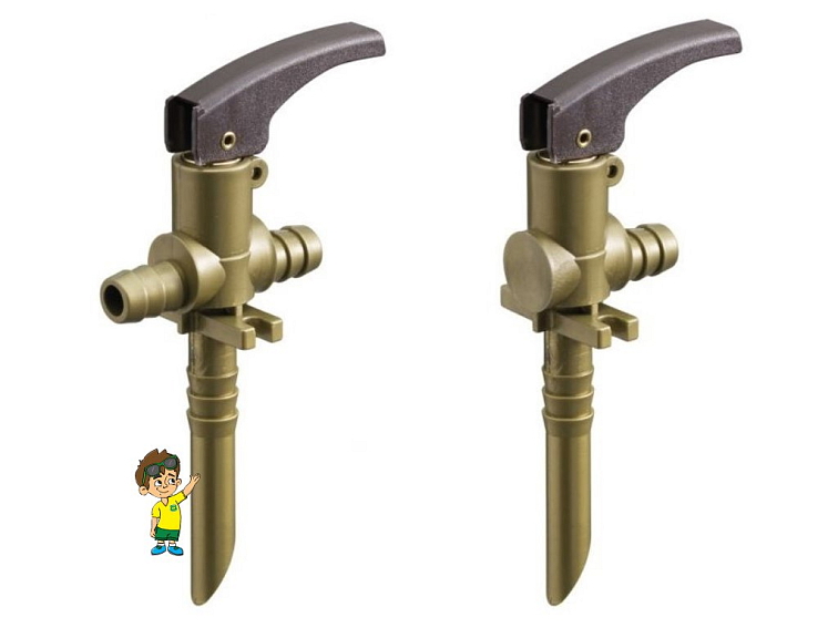 Vypouštěcí ventil s jedním nebo se dvěma vstupy