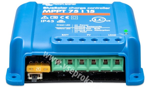 MPPT solární regulátor Victron Energy BlueSolar 75/15