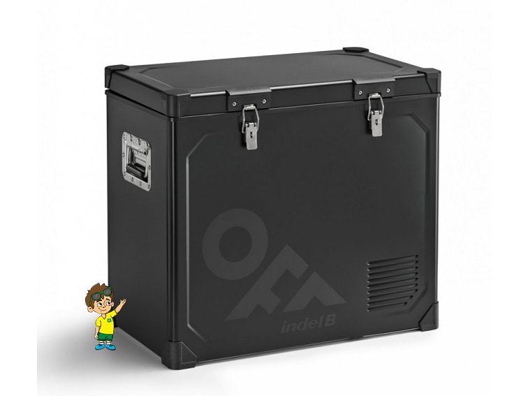 Autochladnička TB60 STEEL OFF, 12/24V, 60L, Indel B