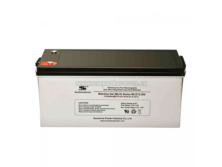 Gelová baterie Sunstone Power MLG12-200 200Ah, 12V