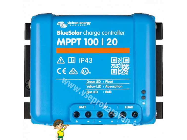 MPPT solární regulátor Victron Energy BlueSolar 100/20