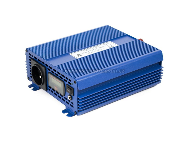 Měnič napětí 12 VDC / 230 VAC ECO MODE SINUS IPS-1000S PRO 1000W
