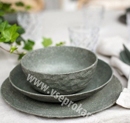 4-dílná sada polévkových talířů Club Plate 220, Koziol