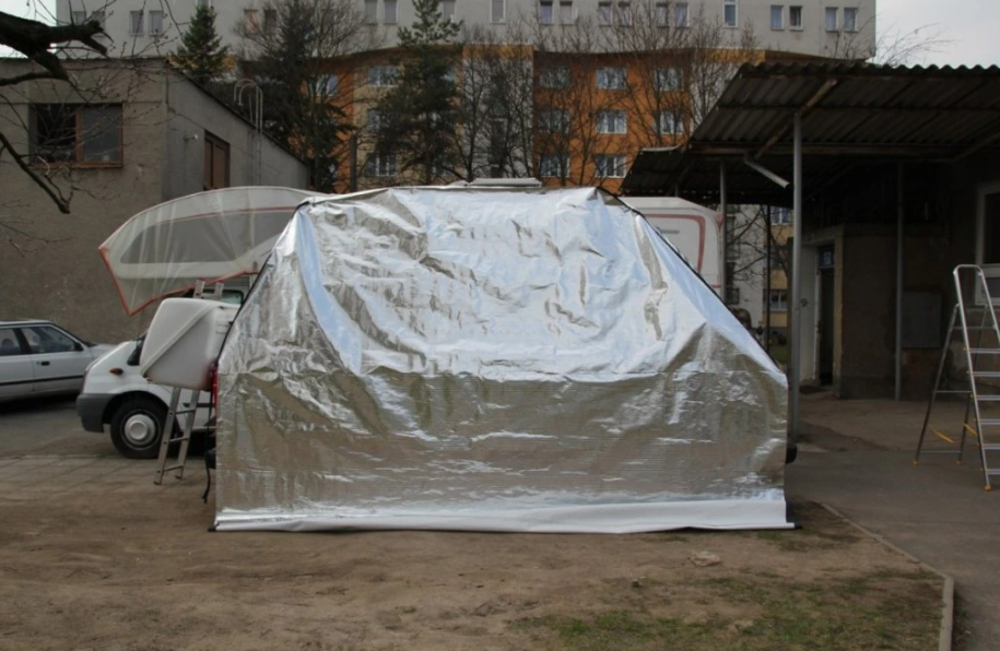 Izolace zvýšené střechy VW T3 - venkovní