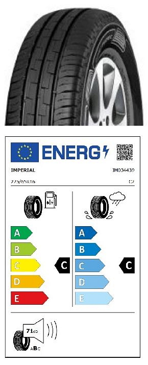 Imperial EcoVan 3, letní, 225/65 R16C 112/110T