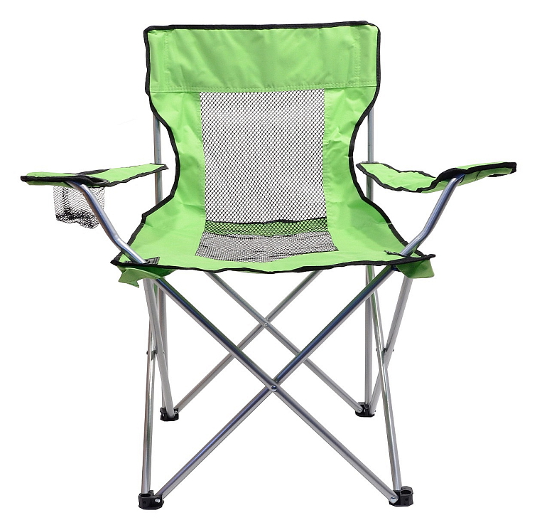 Kempingová skládací židle NET zelená