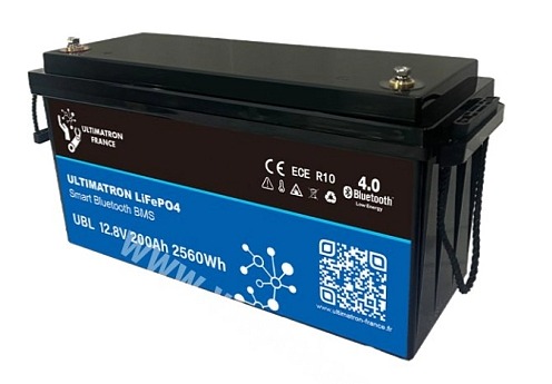 LiFePO4 akumulátor ULTIMATRON UBL-12-200 12,8V / 200Ah +P