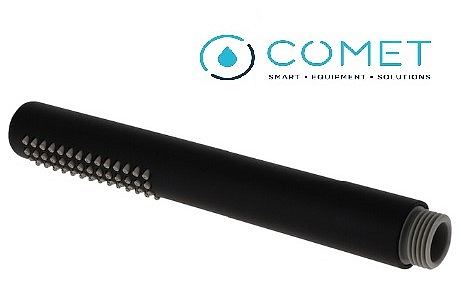 Sprchová hlavice Comet Stilo s tryskami proti vodnímu kameni, barva matná černá