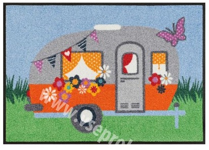 Rohožka Happy Camping, wash+dry