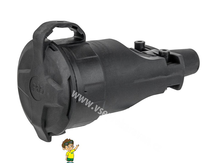 Zásuvka, NFS-031, gumová, IP65, EMOS