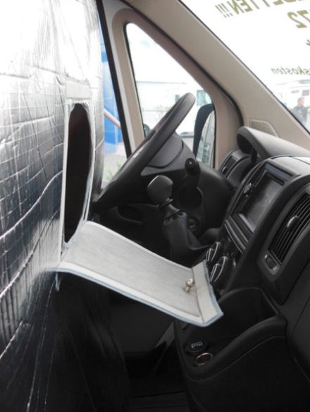 Vnitřní termoizolační clona do kabiny Fiat Ducato X250/X290 r.v.2006