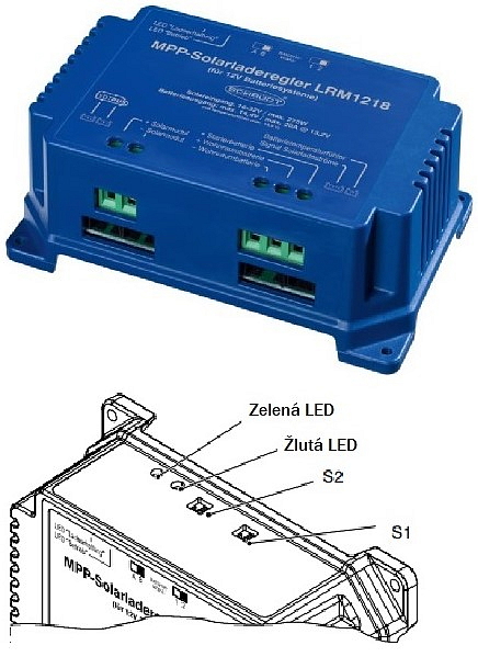 Solární regulátor nabíjení LRM 1218 Schaudt