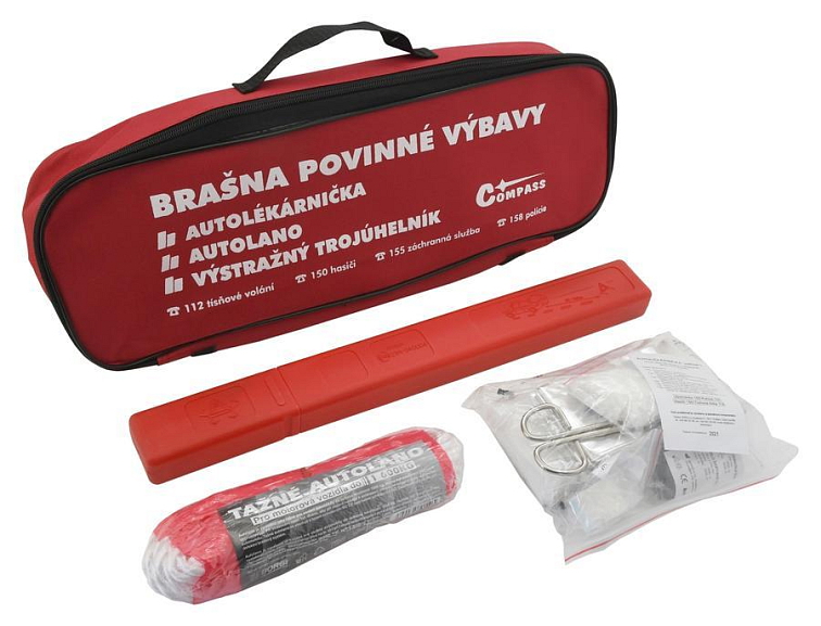 Brašna s povinnou výbavou 206/2018 sb. MD