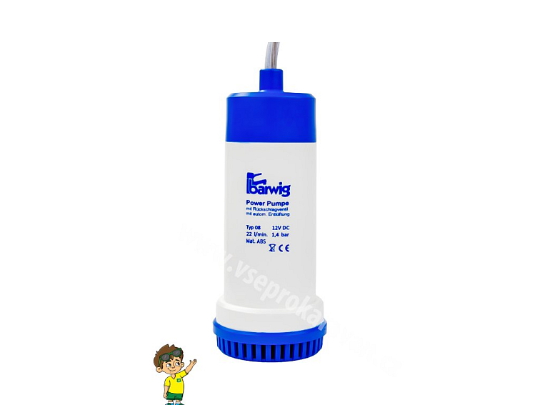 Ponorné čerpadlo Power Pumpe, 12 V, 22 l