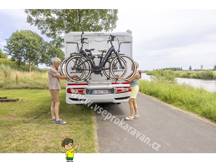 Nosič kol na zadní stěnu Standard Rail - elektrický pojezd
