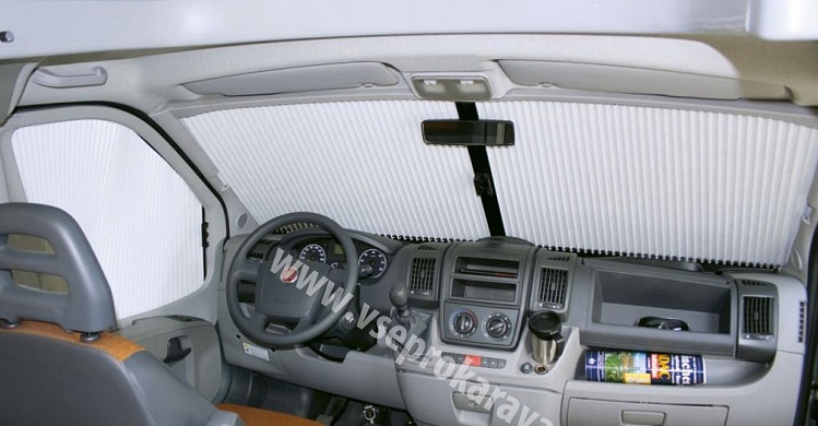 Okenní přední rolety Remis REMIfront IV pro Fiat Ducato - Plizované