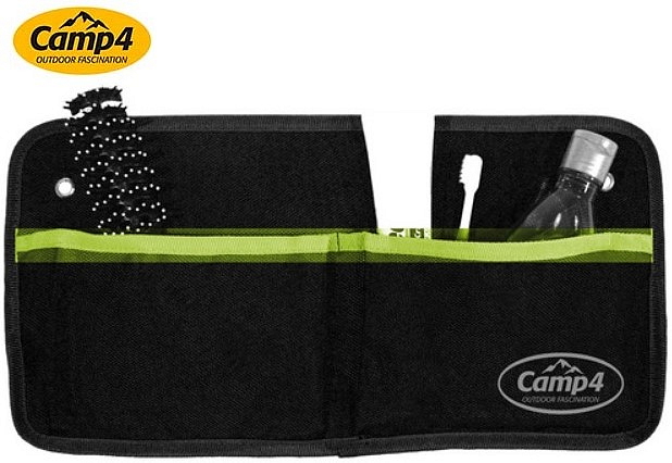 Organizér Utensilo Tessa 2 - se 2 kapsami, černá/limetka, 40 x 20 cm