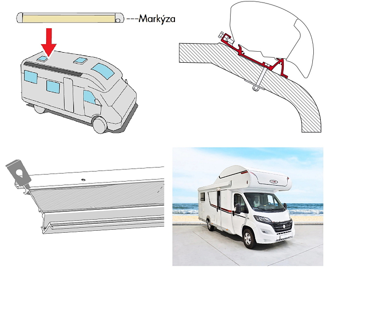 Adaptér LMC/TEC pro F65 Fiamma