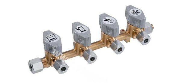 Plynový ventil RVS8 x RVS8 x RVS8, GOK