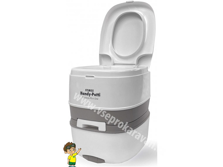 Přenosná toaleta WC Handy Potti Platinum Plus Line, Stimex