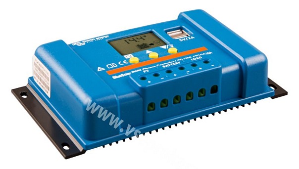 PWM solární regulátor Victron Energy BlueSolar-LCDandUSB 30A