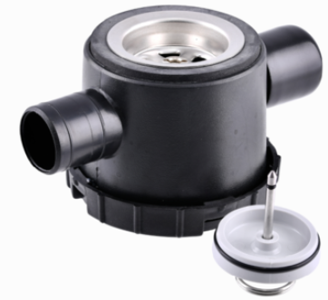 Odpadní sifon s dvoustranným vstupem - AW potrubní systém