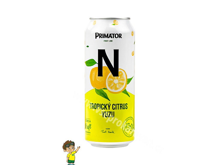 Nealkoholická sada nápojů Primátor 3x černý rybíz a limetka, 2x citrus
