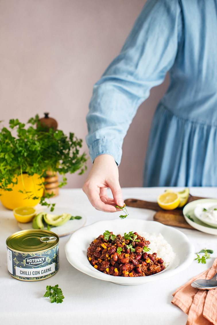 Chilli con carne v plechovce