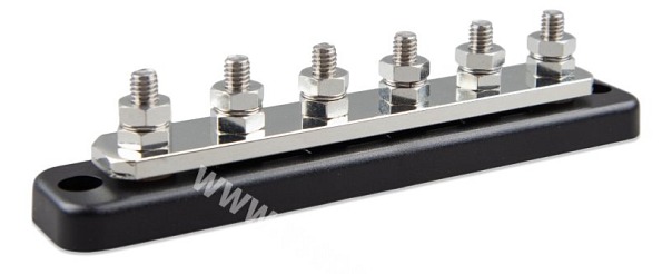 DC přípojnice Victron Energy 250A - 6 terminálů vč. krytu