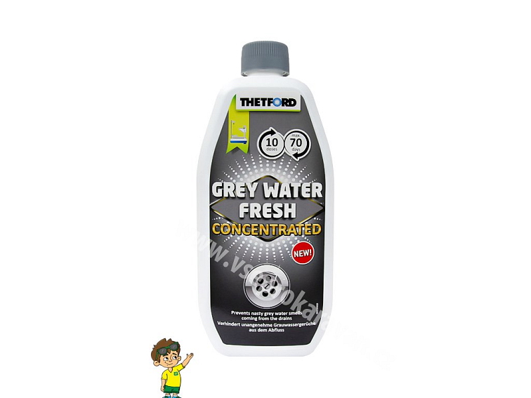 Odstraňovač zápachu Grey Water Fresh Concentrated, 800 ml, THETFORD