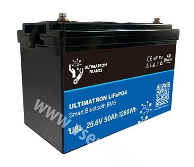 LiFePO4 akumulátor ULTIMATRON UBL-24-54 24V / 54 Ah +L