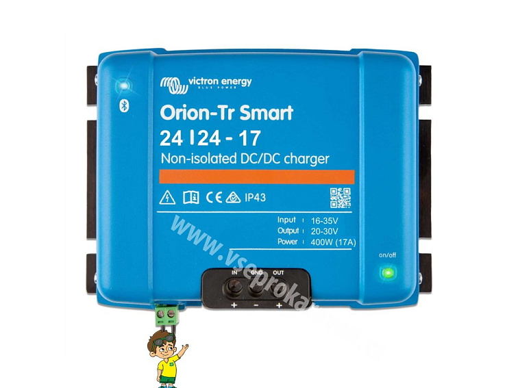 DC-DC nabíječka Orion-Tr Smart 24/24-17A (400W) neizolovaná