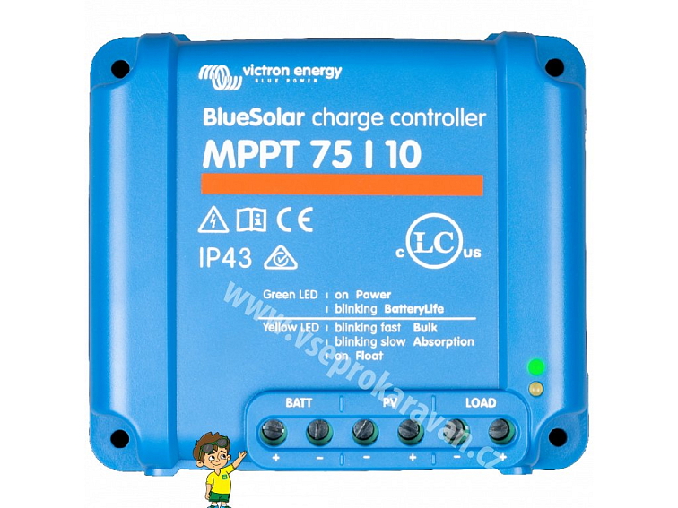 MPPT solární regulátor Victron Energy BlueSolar 75/10