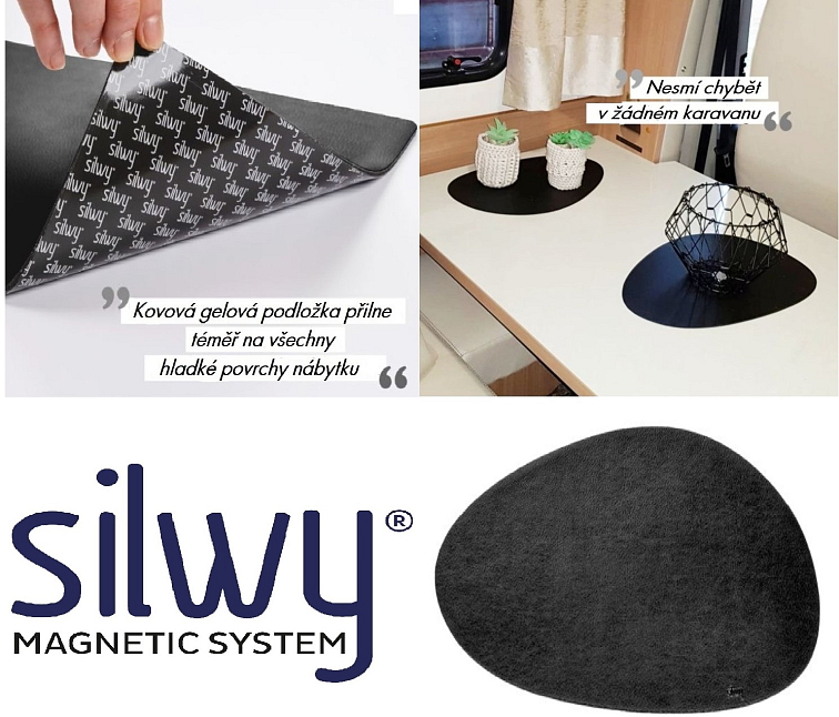 Silwy metal-nano-gel prostírání pod magnetické sklenice