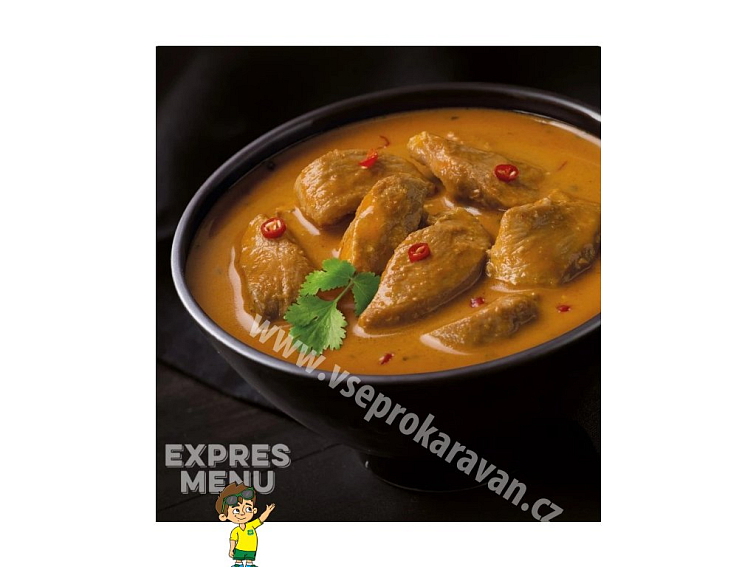 Červené kari s kuřetem (2 porce 600g)