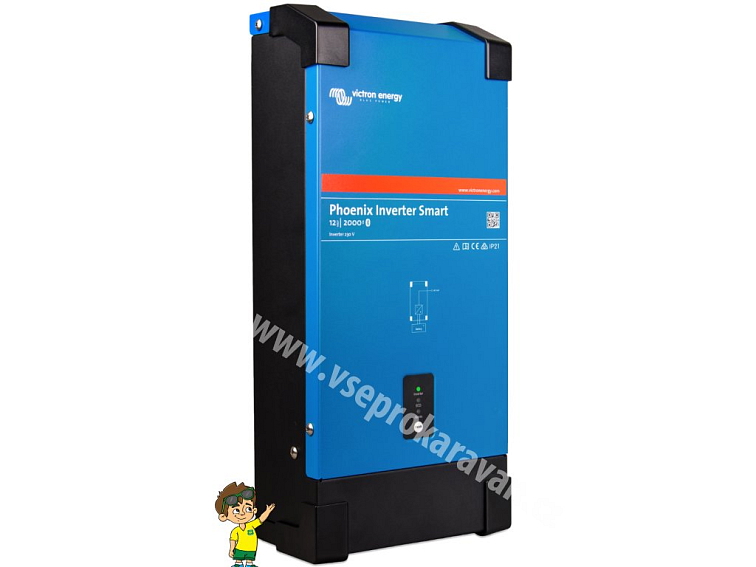 Měnič napětí Smart Victron Energy Phoenix 2000VA 12V