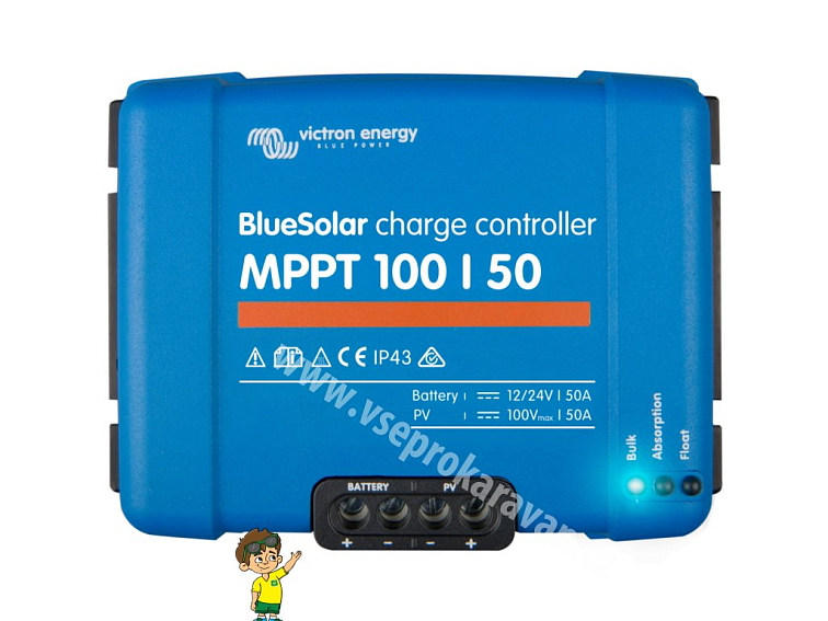 MPPT solární regulátor Victron Energy BlueSolar 100/50