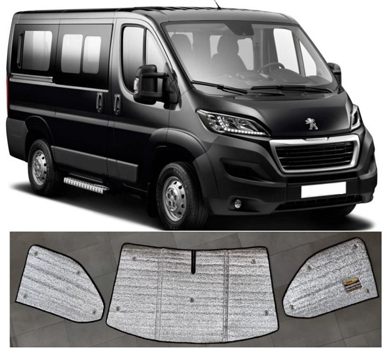 Sluneční clony Fiat Ducato 2014+ ( Peugeot Boxer, Citroen Jumper )