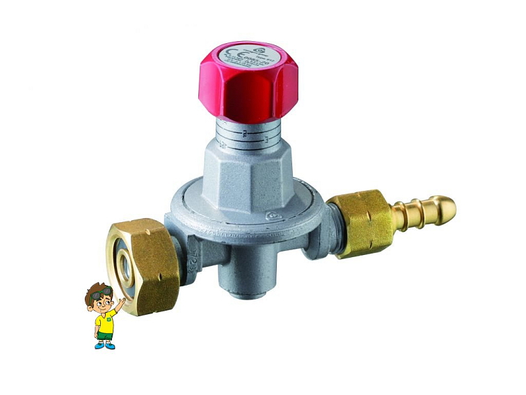 Regulátor tlaku 0,5-4 Bar bez manometru, Meva