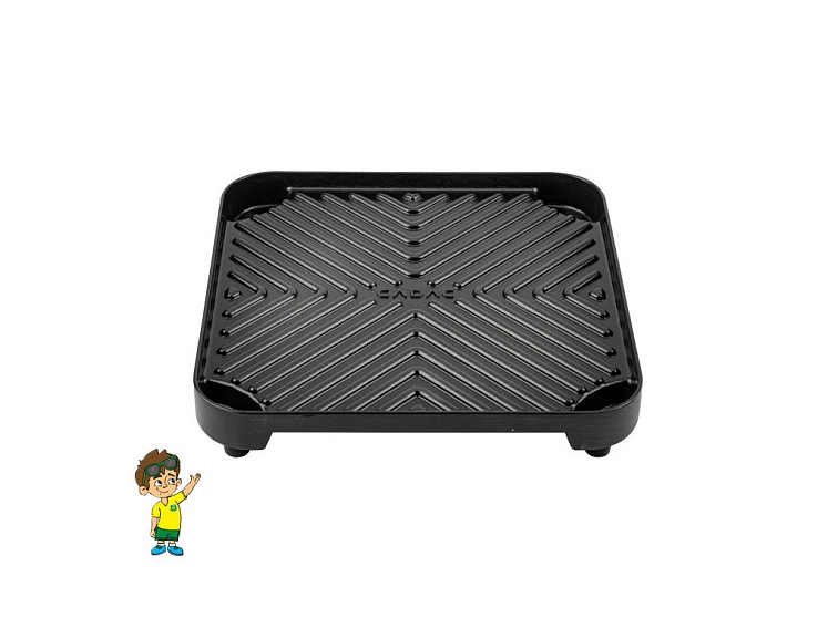 Drážkovaná grilovací deska pro 2-Cook